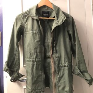 Madewell fleet jacket in Meadow Green